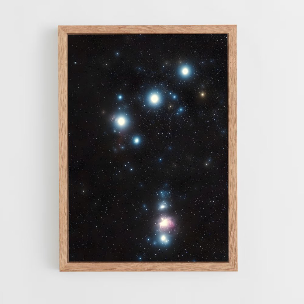 Poster Éblouissant de la Nébuleuse d'Orion – affiche Nébuleuses (vue 4)